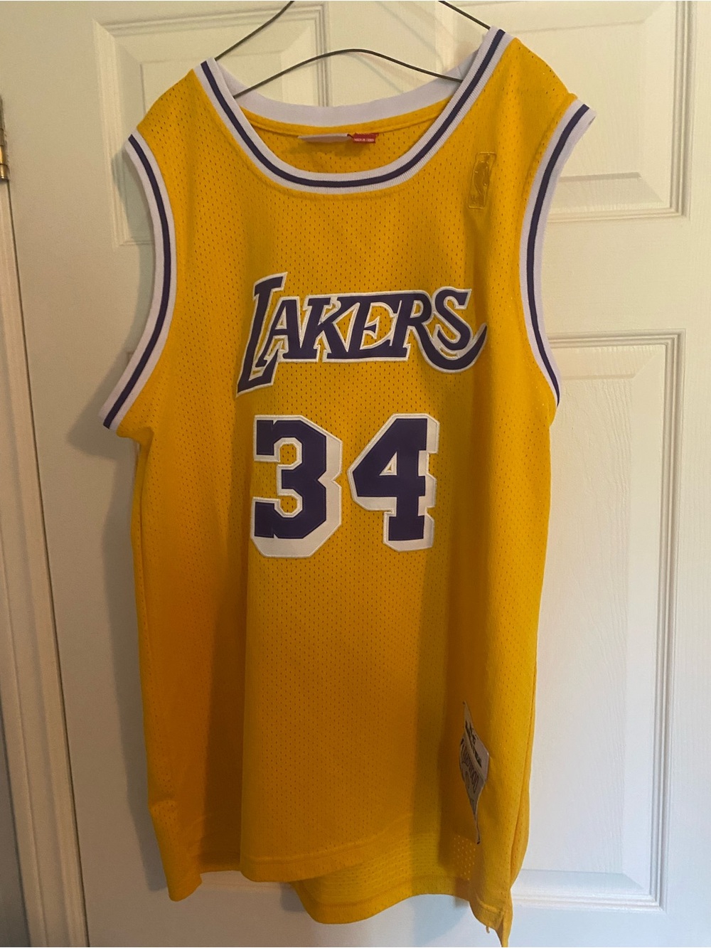 Mitchell & ness LA Lakers 34 Shaquille O’nell Basketball Jersey